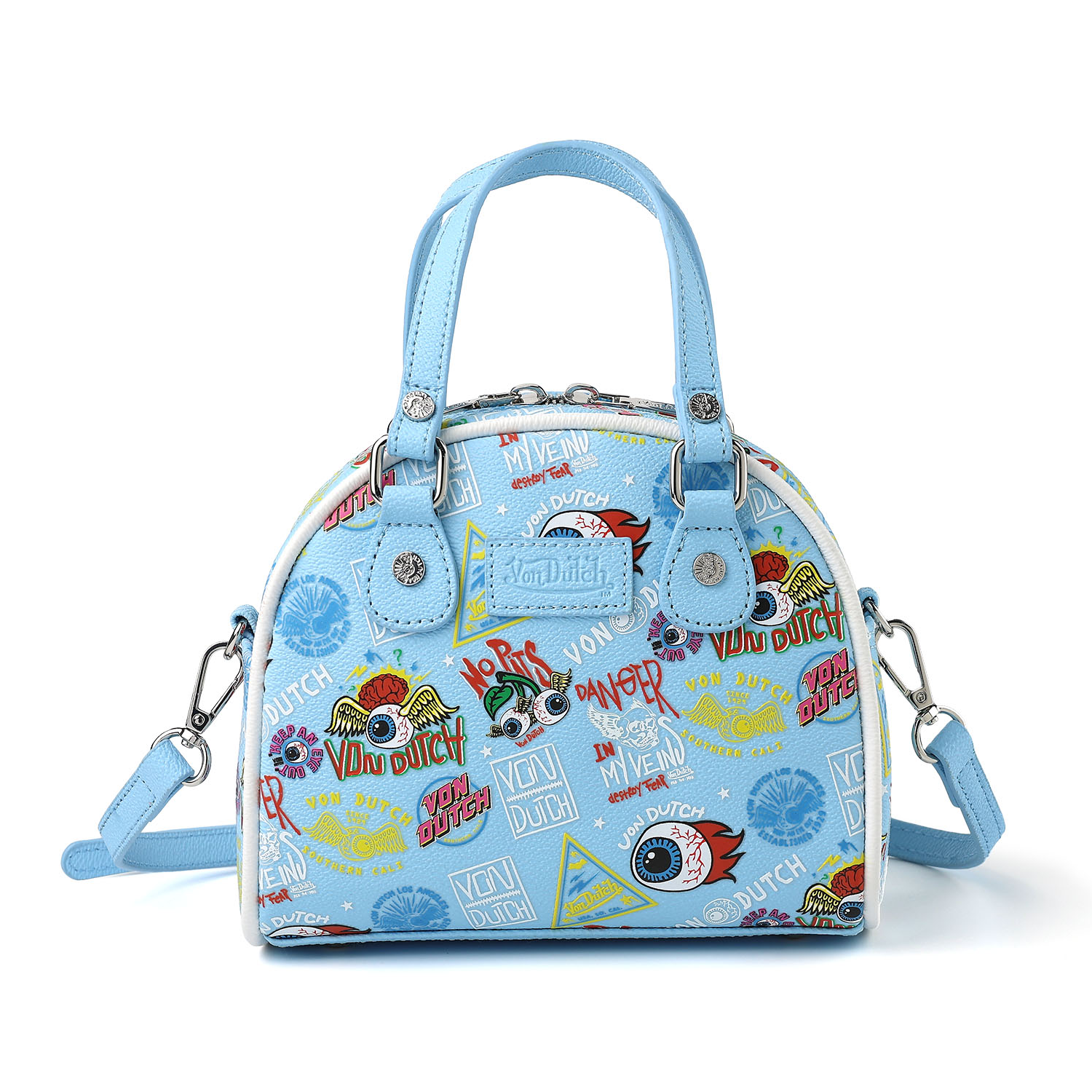 Light Blue Jax Bowling Bag | Von Dutch