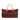 Von Dutch Black & Orange Monogram Weekender Duffle Bag