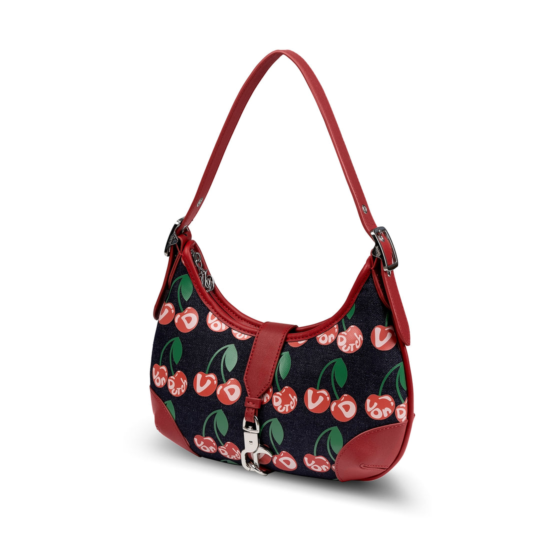 BELLA SHOULDER BAG -DENIM CHERRY — image 4
