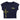Von Dutch Navy Blue and Yellow Chopper Cross Baby Tee