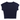 Von Dutch Navy Blue and Yellow Chopper Cross Baby Tee