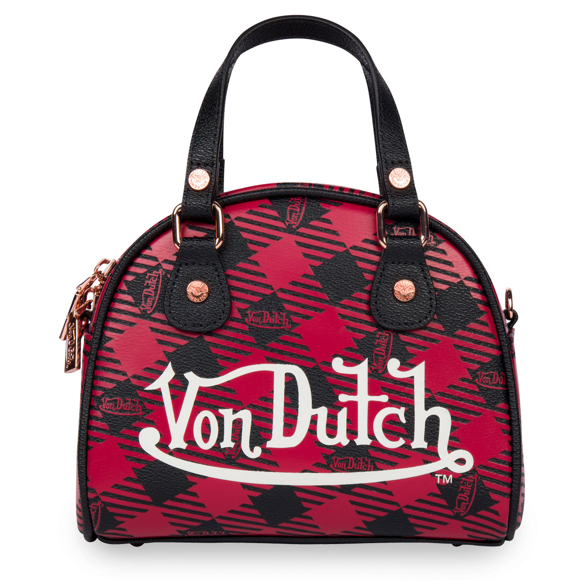 Red & Black Plaid Bowling Bag Small – Von Dutch