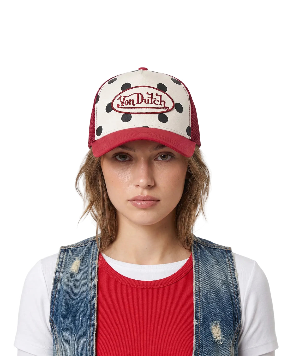 Polka Dot Trucker Hat - Classic
