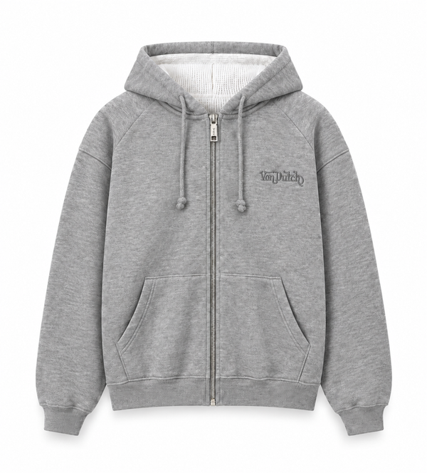 GRAY - THERMAL ZIP UP