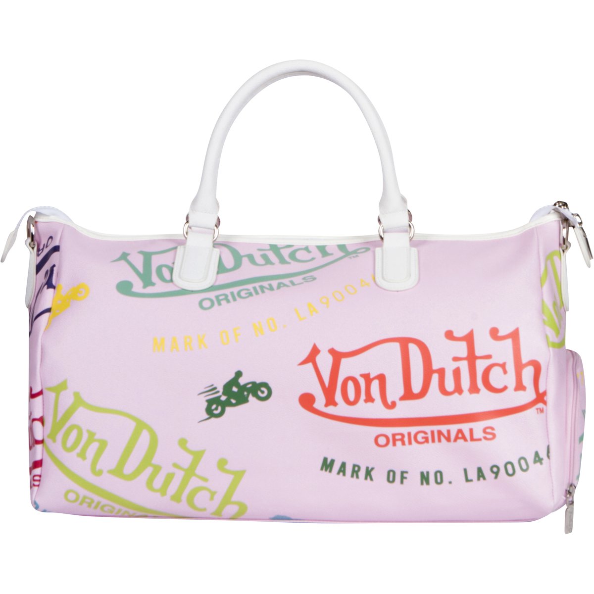 All-Over-Print Duffle Bag Pink – Von Dutch