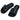 Men’s Black Onyx Reflective Slides