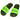MEN'S MONOGRAM NEON LIME SLIDES