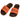 MEN'S MONOGRAM NEON ORANGE SLIDES