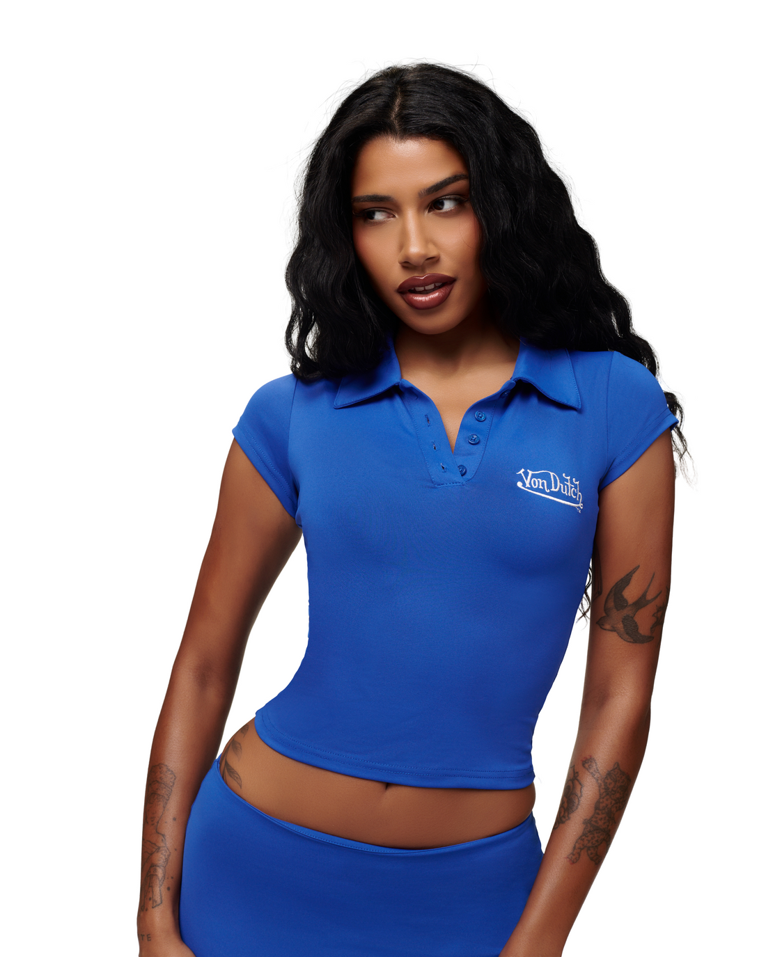 Women's Active Polo Shirt - Blue — image 2