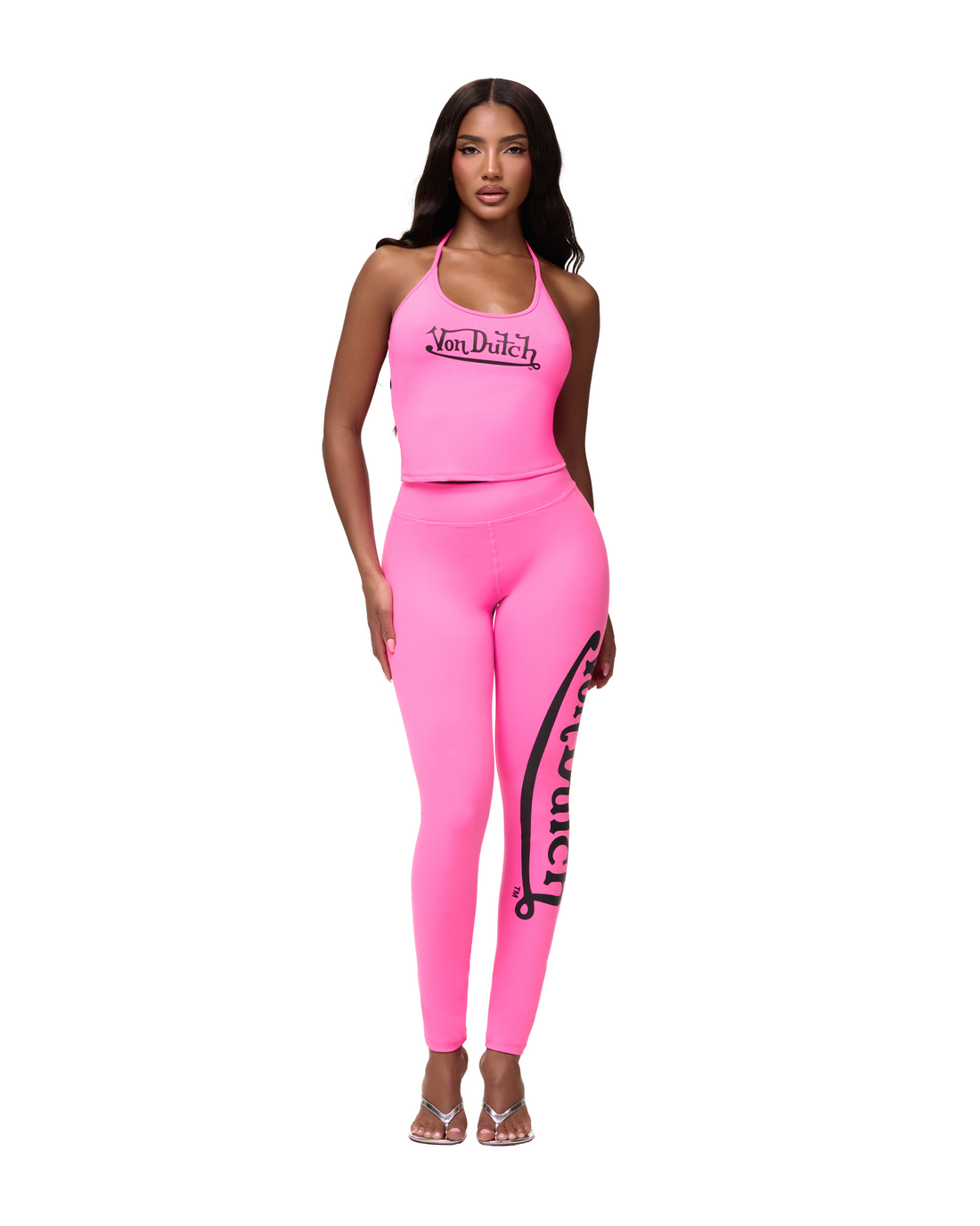 Women's Active Leggings - Hot Pink — image 2