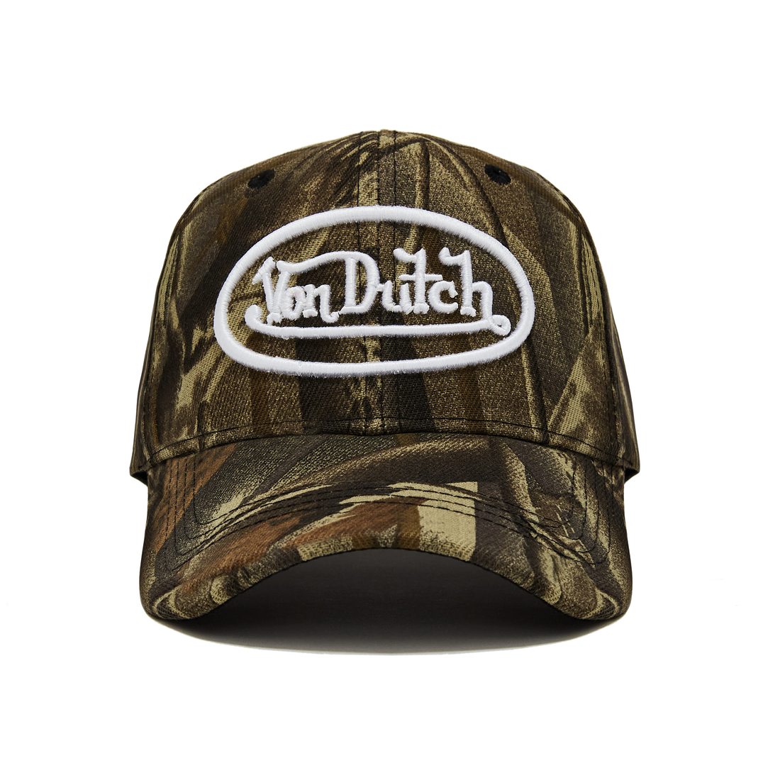 White Tree Camo Strapback Trucker Hat — image 1