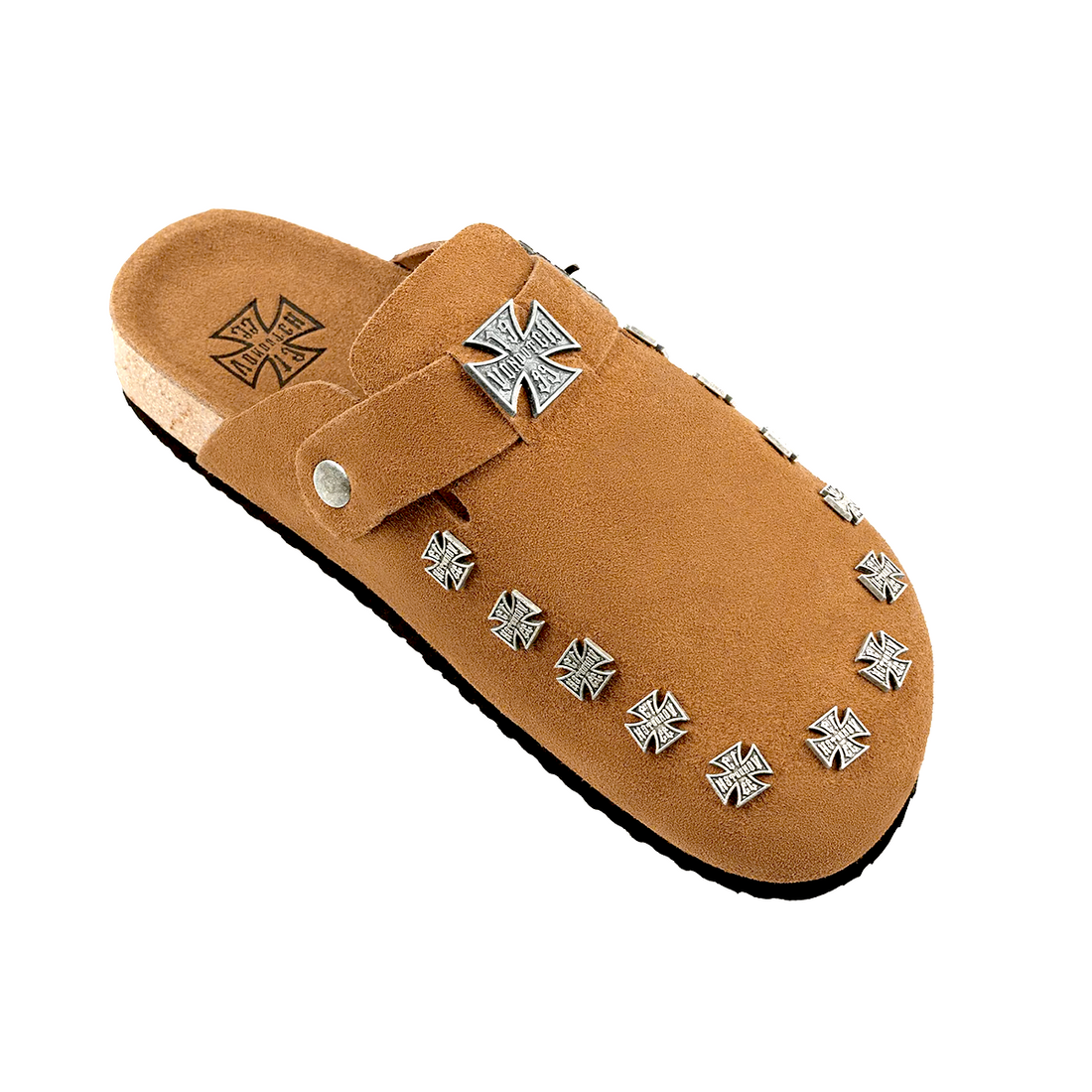 Women's Studded Chopper Clog - Chestnut (SIZE UP RECOMMENDED) — image 10