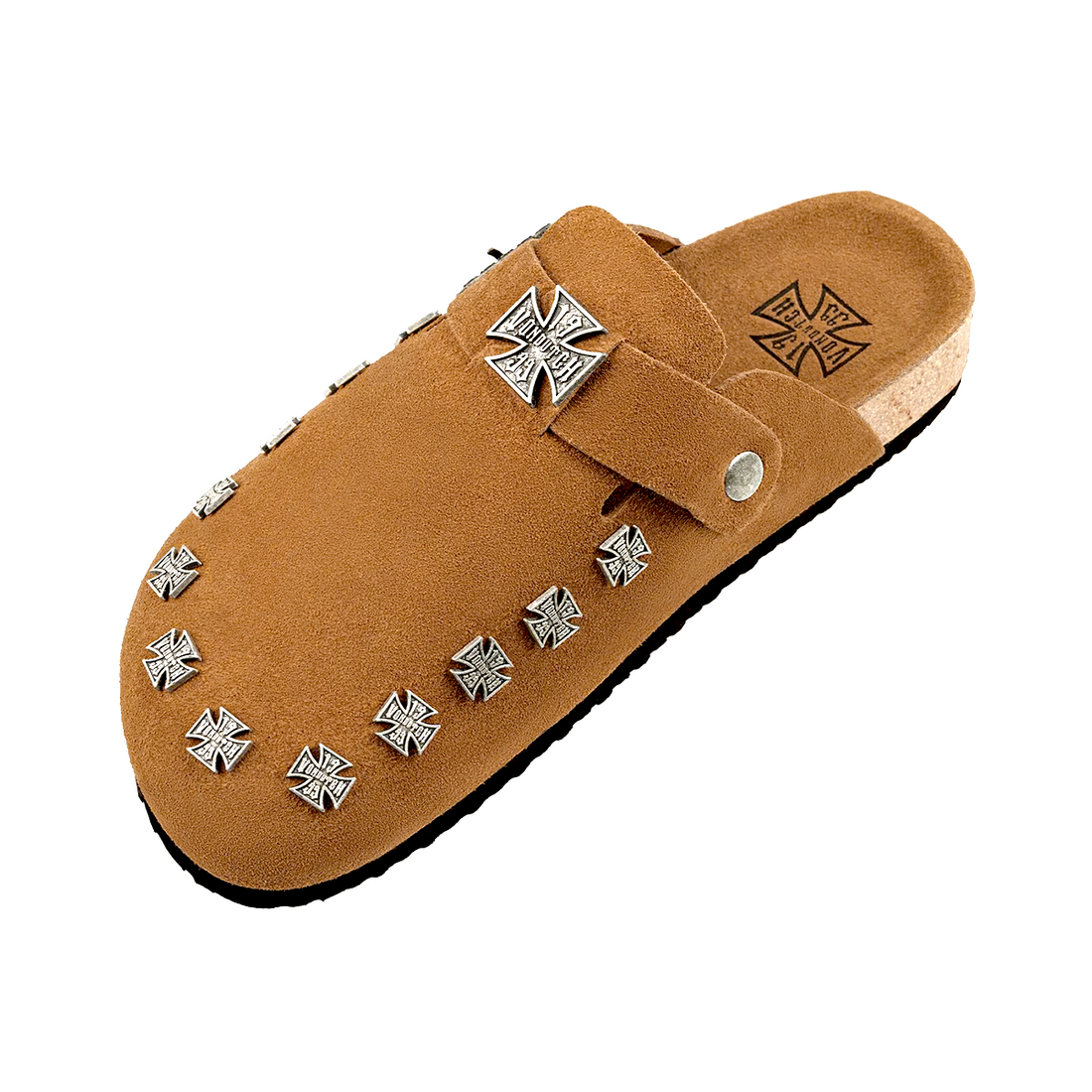 Women's Studded Chopper Clog - Chestnut (SIZE UP RECOMMENDED) — image 9