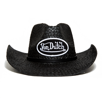 Von Dutch Black & White Classic Cowboy Hat