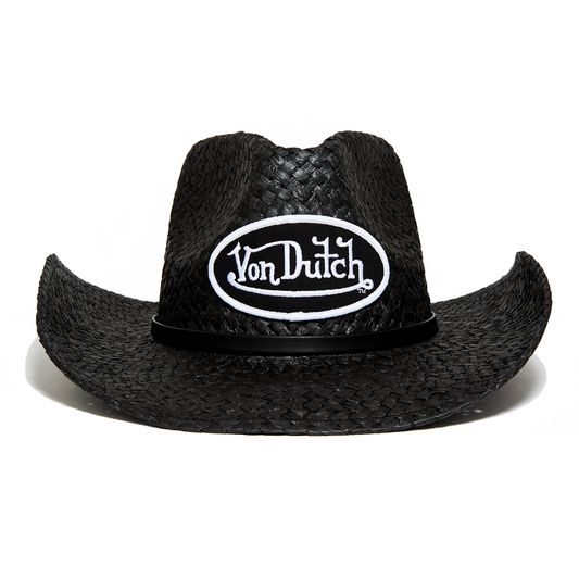 Von Dutch Black & White Classic Cowboy Hat