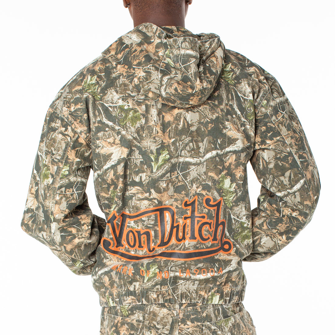 Von Dutch Men's Camo Zip Invaders Hoodie