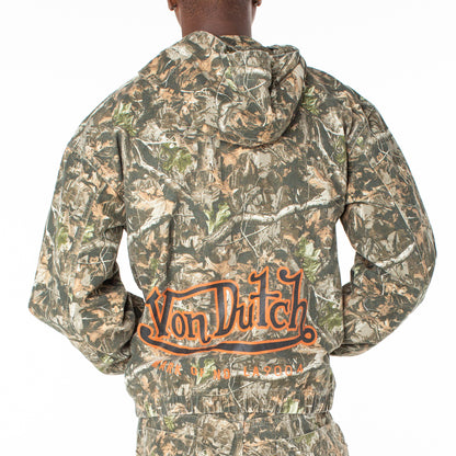 Von Dutch Men's Camo Zip Invaders Hoodie