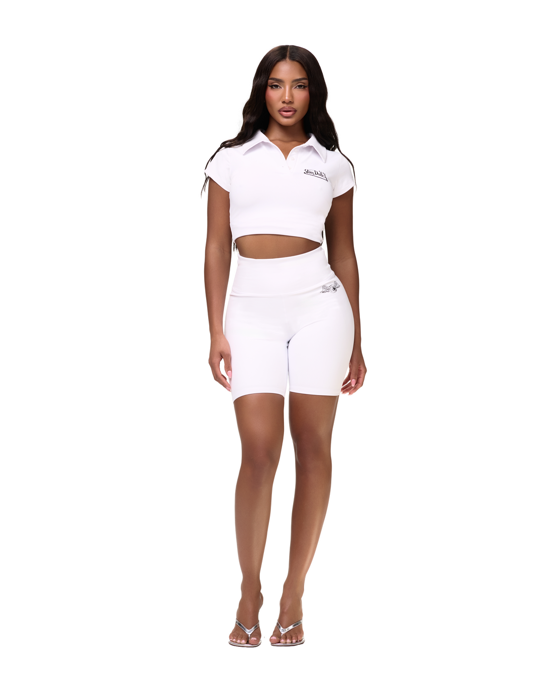 Women's Biker Short - White — image 3