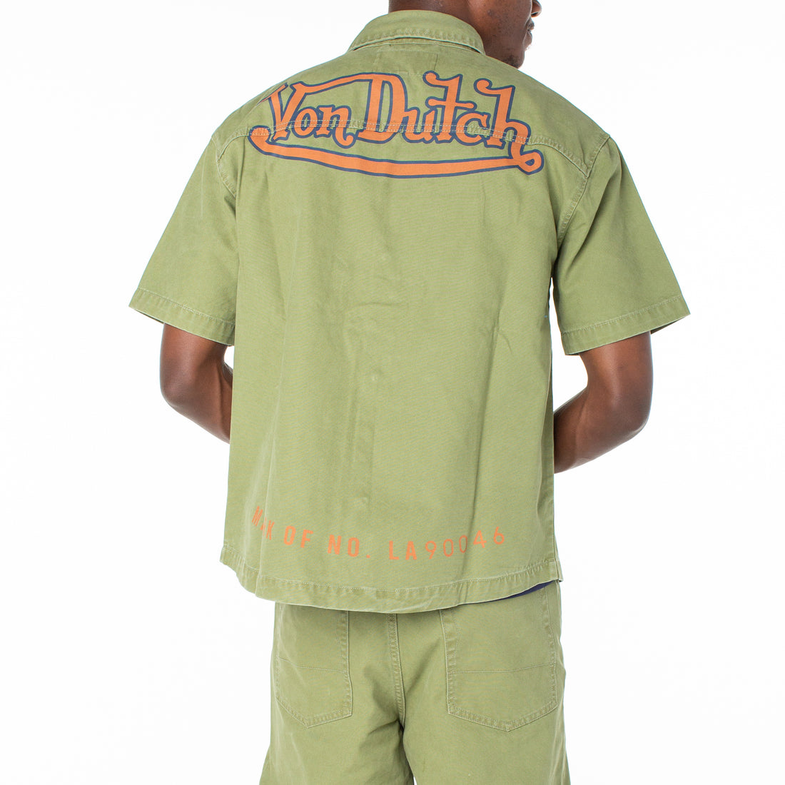 Men's Short Sleeve Hell Shirt - Olive — image 3