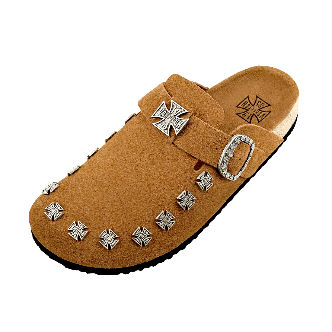 Women's Studded Chopper Clog - Chestnut (SIZE UP RECOMMENDED) — image 8