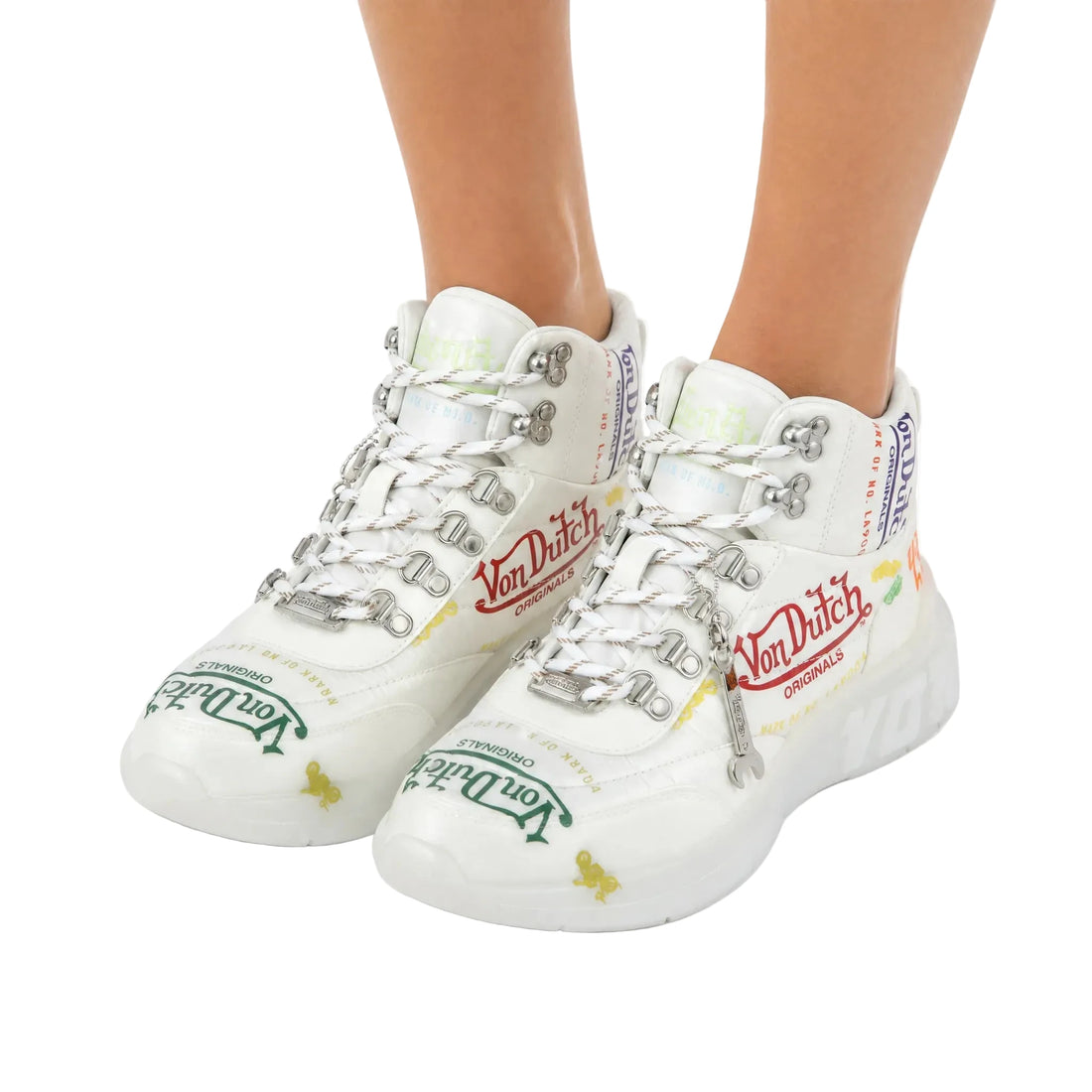 Women's White Puffer Shoe