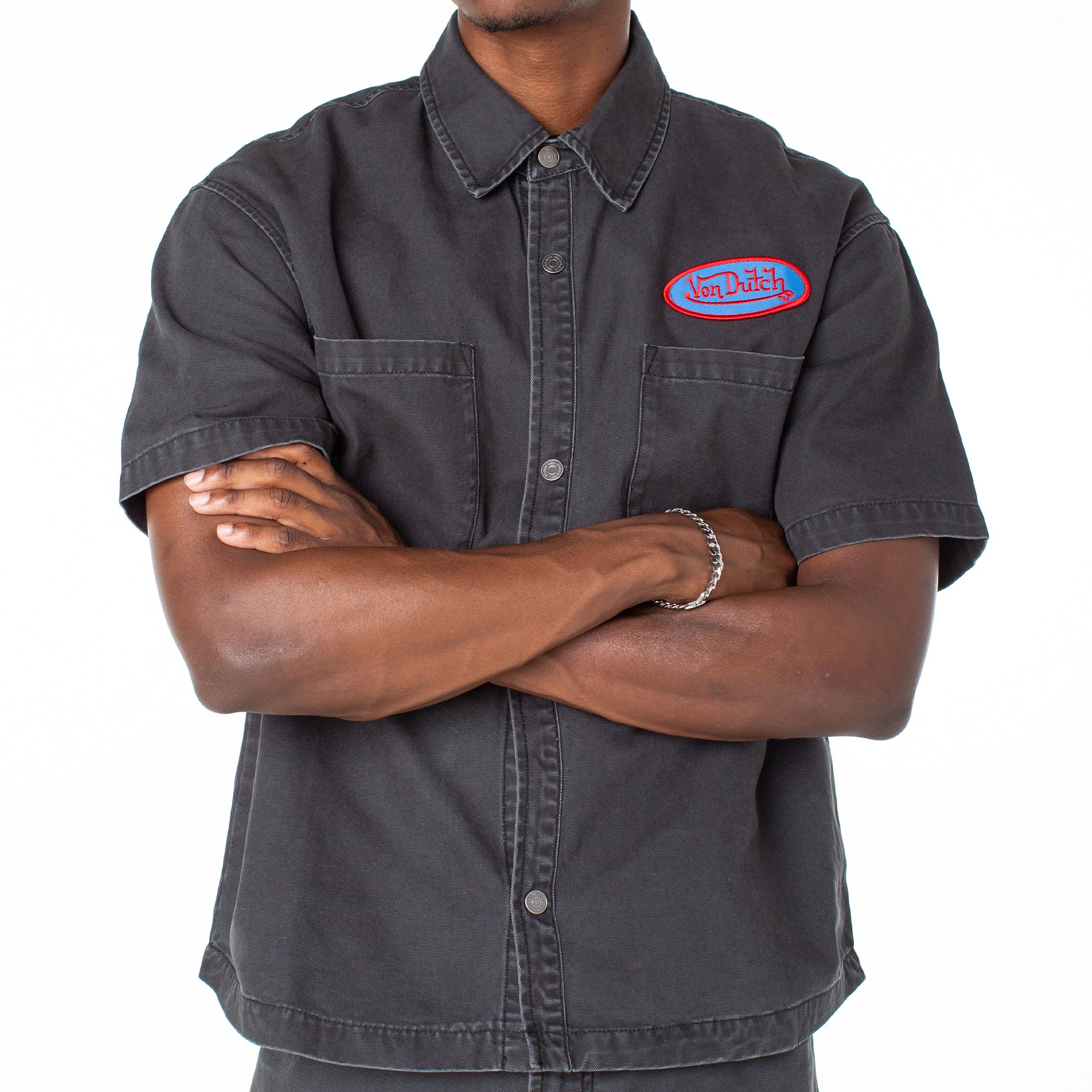 Von Dutch Men's Short Sleeve Hell Shirt