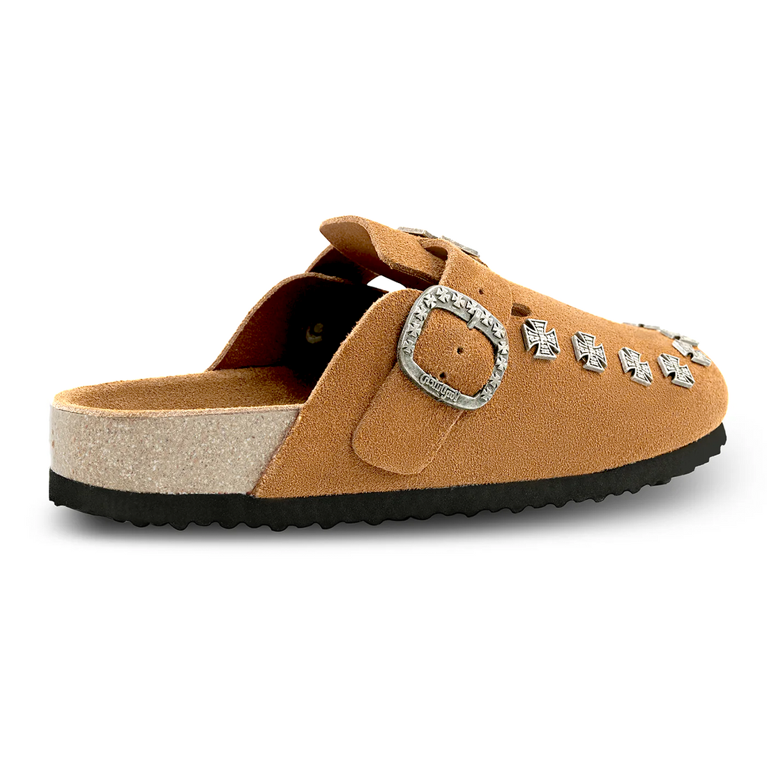 Women's Studded Chopper Clog - Chestnut (SIZE UP RECOMMENDED) — image 7