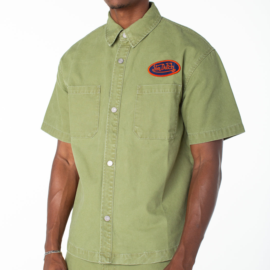 Men's Short Sleeve Hell Shirt - Olive — image 4