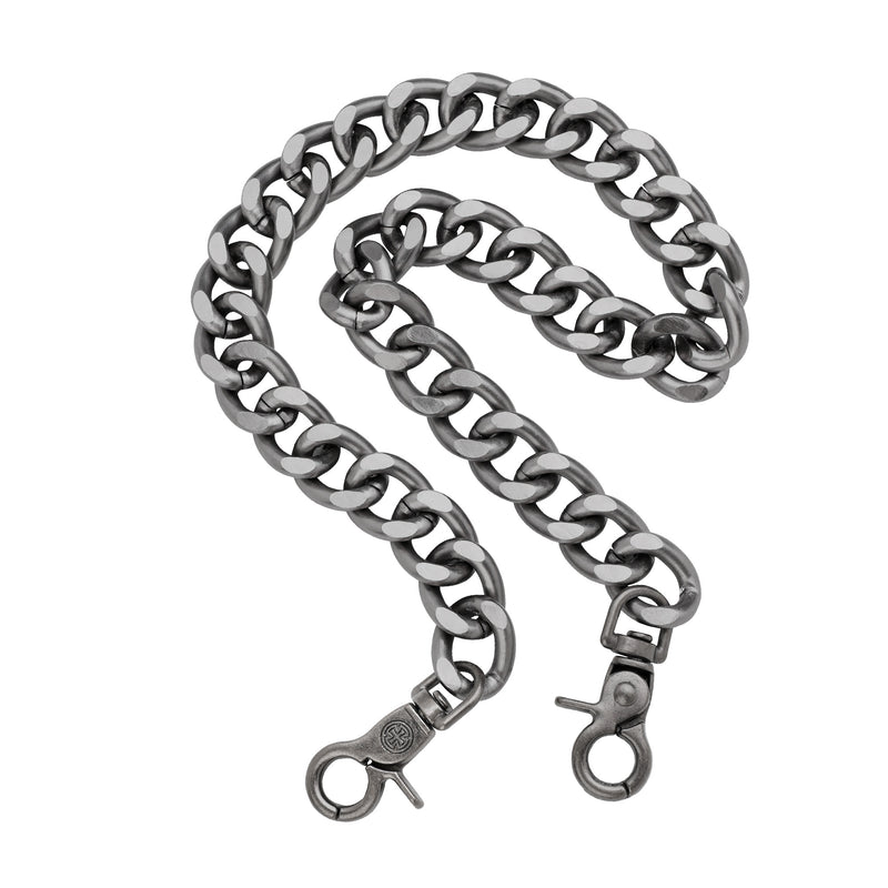 Silver Cuban Link Wallet Chain