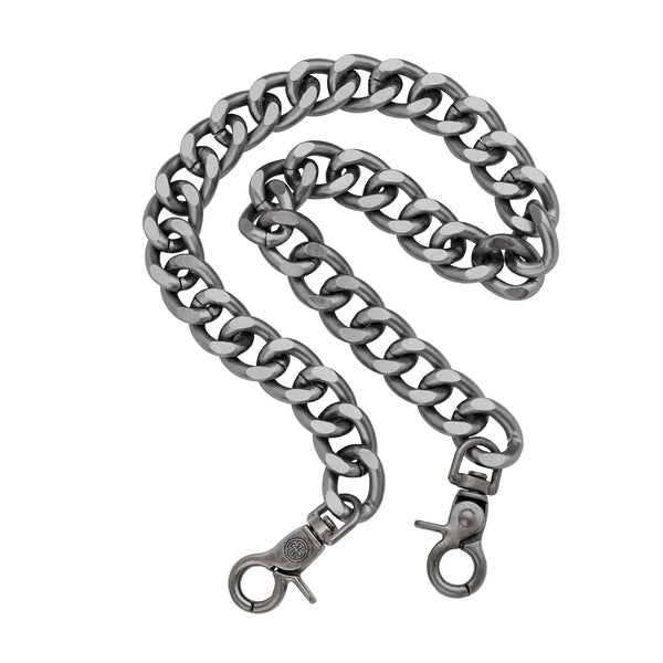Silver Cuban Link Wallet Chain