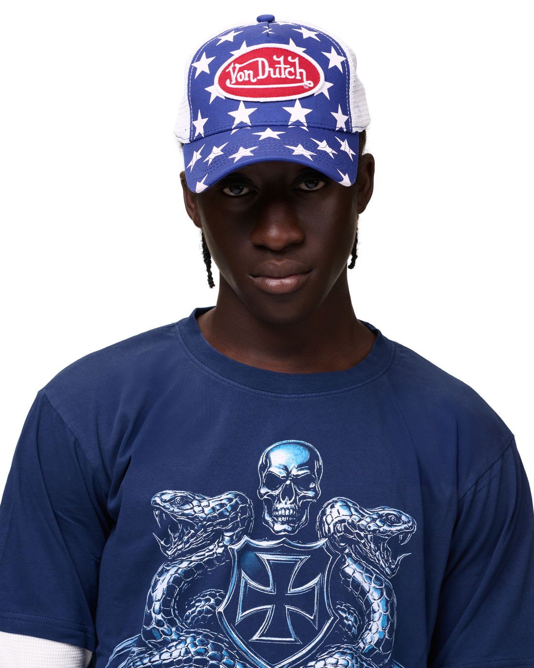 Americana Trucker Hat - Blue — image 2