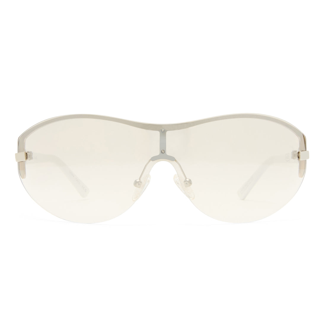 VON DUTCH x AIRE BOMBSHELL SUNGLASSES - SILVER WHITE — image 1