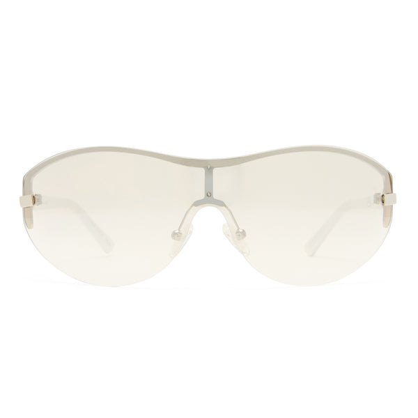 VON DUTCH x AIRE BOMBSHELL SUNGLASSES - SILVER WHITE