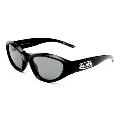 VON DUTCH x AIRE BLACKOUT SUNGLASSES - BLACK