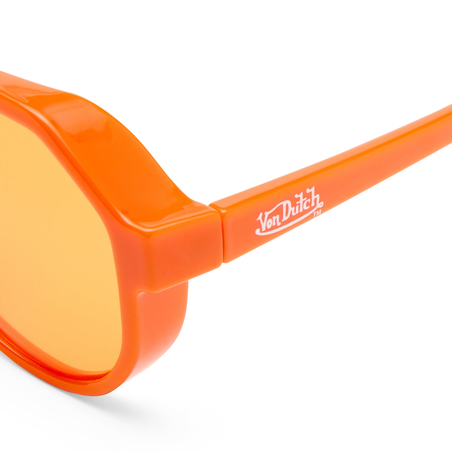 VON DUTCH x AIRE SHAMELESS SUNGLASSES - NEON ORANGE