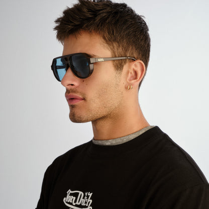 VON DUTCH x AIRE SHAMELESS SUNGLASSES - CHOCOLATE