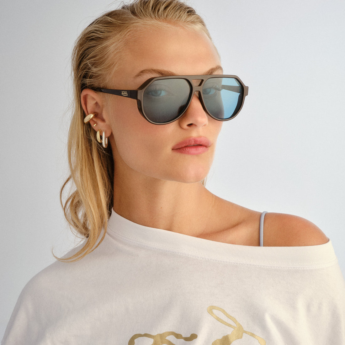 VON DUTCH x AIRE SHAMELESS SUNGLASSES - CHOCOLATE