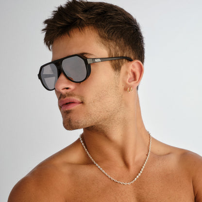 VON DUTCH x AIRE SHAMELESS SUNGLASSES - BLACK