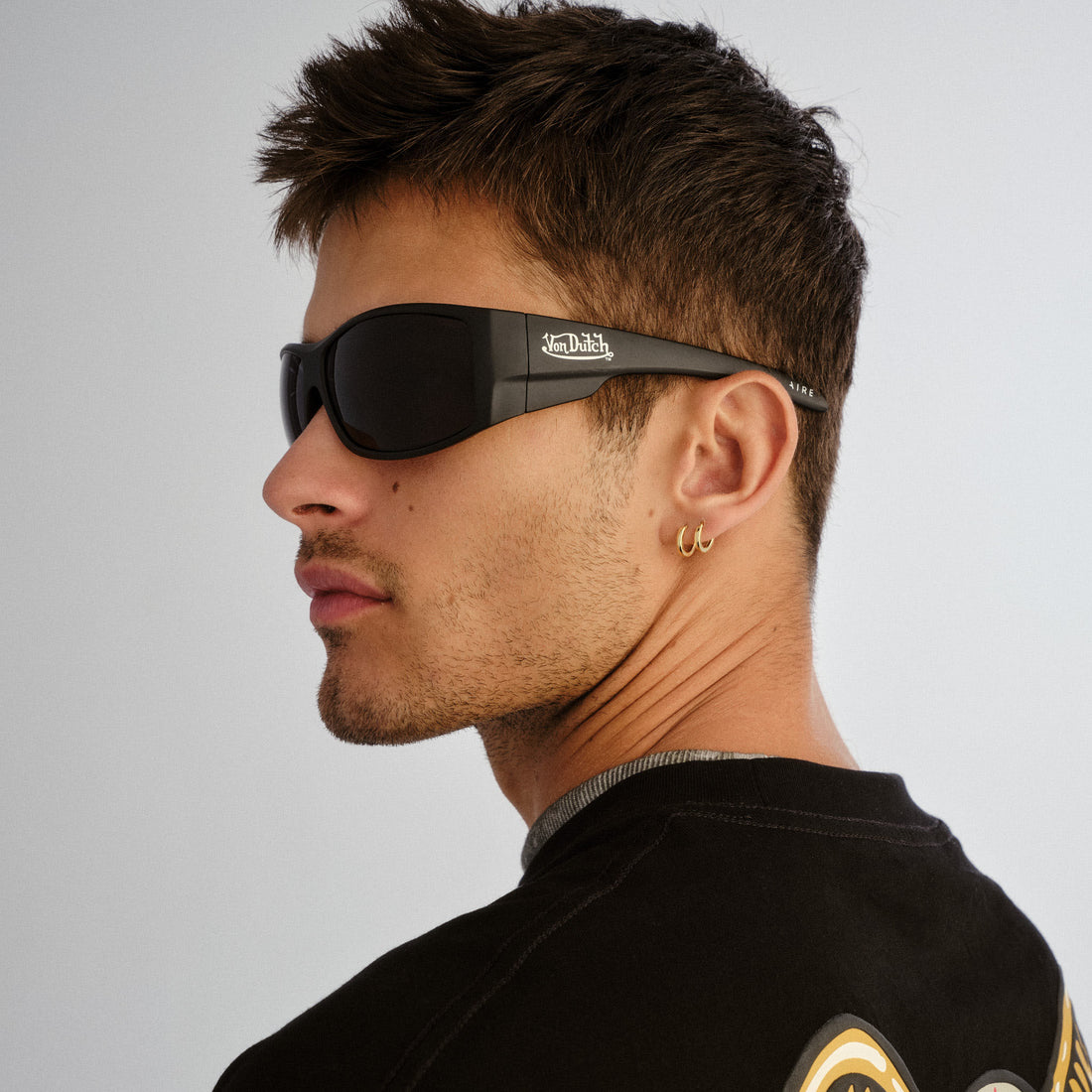 VON DUTCH x AIRE OUTLAWED SUNGLASSES - MATTE BLACK — image 7