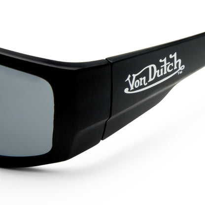 VON DUTCH x AIRE OUTLAWED SUNGLASSES - MATTE BLACK