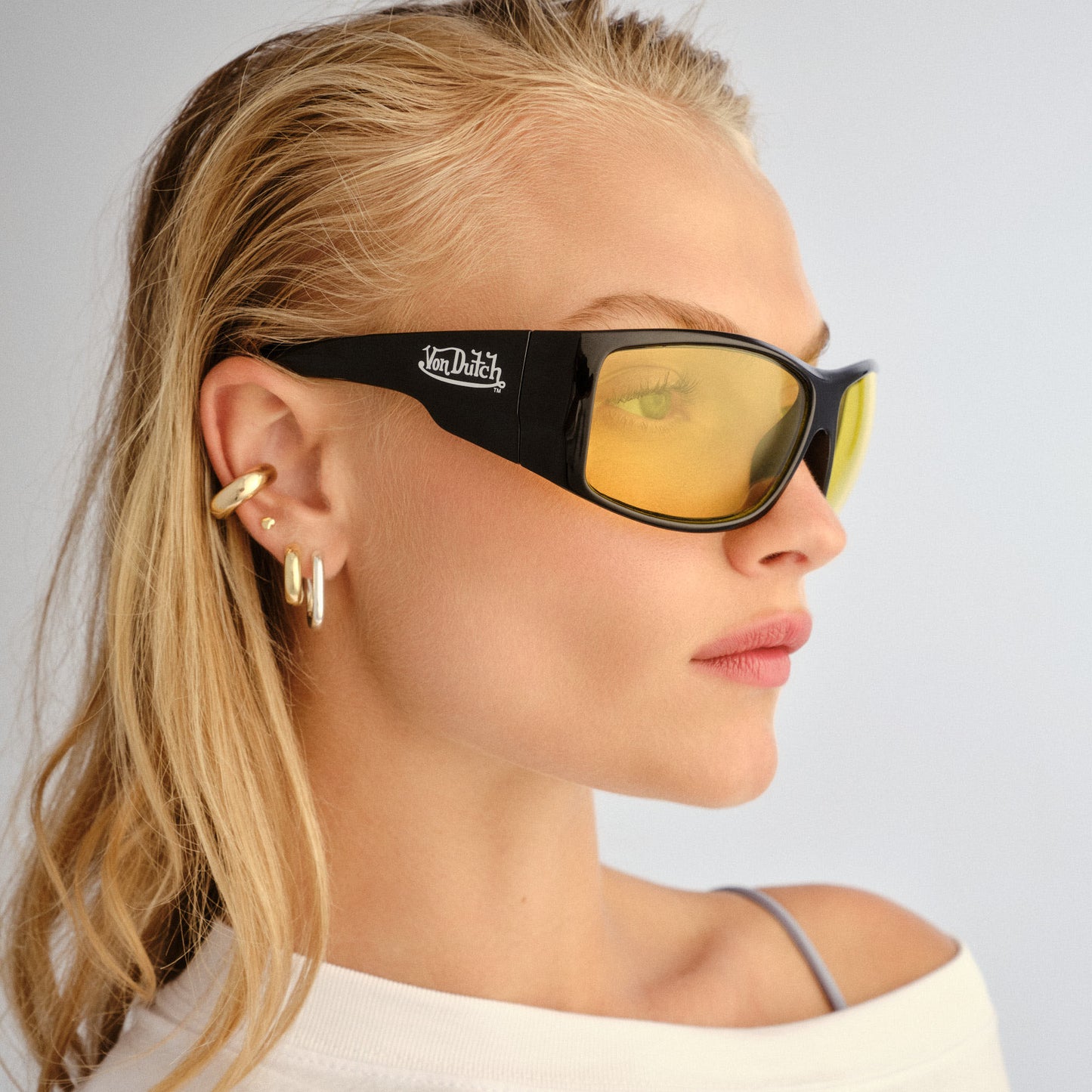 VON DUTCH x AIRE OUTLAWED SUNGLASSES - BLACK