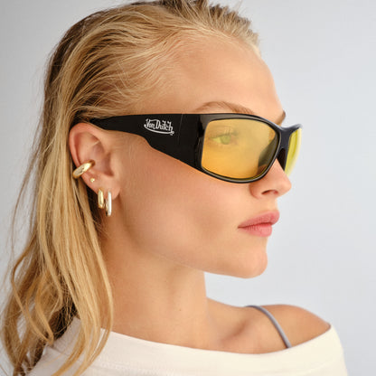 VON DUTCH x AIRE OUTLAWED SUNGLASSES - BLACK