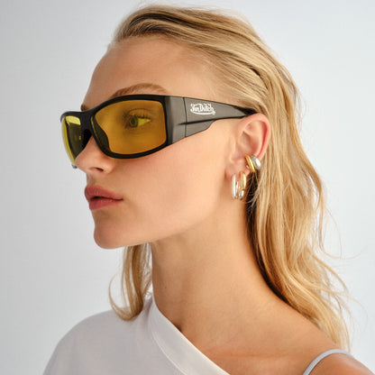 VON DUTCH x AIRE OUTLAWED SUNGLASSES - BLACK