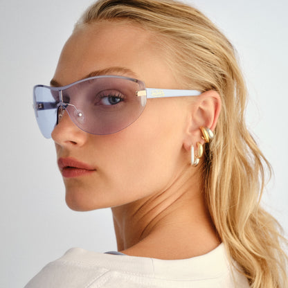 VON DUTCH x AIRE BOMBSHELL SUNGLASSES - SKY BLUE