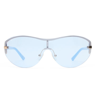 VON DUTCH x AIRE BOMBSHELL SUNGLASSES - SKY BLUE