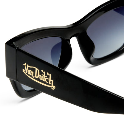 VON DUTCH x AIRE VENDETTA SUNGLASSES - BLACK