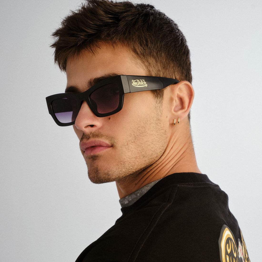 VON DUTCH x AIRE VENDETTA SUNGLASSES - BLACK — image 4