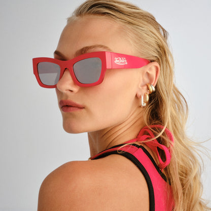VON DUTCH x AIRE VENDETTA SUNGLASSES - CHERRY RED