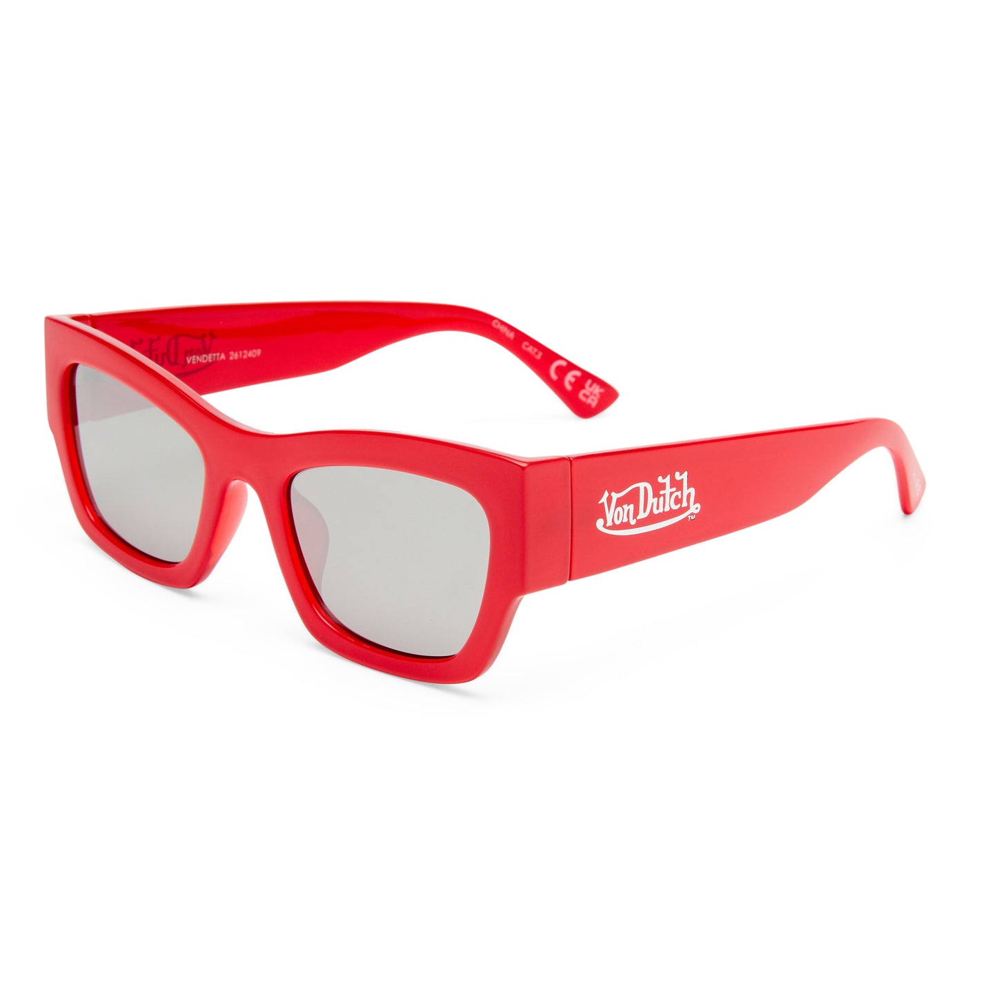 VON DUTCH x AIRE VENDETTA SUNGLASSES - CHERRY RED