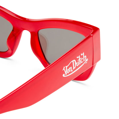 VON DUTCH x AIRE VENDETTA SUNGLASSES - CHERRY RED